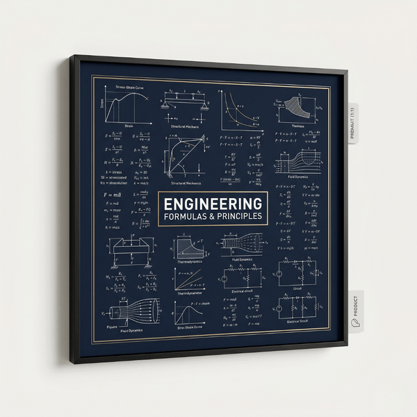 Engineering Formula Poster